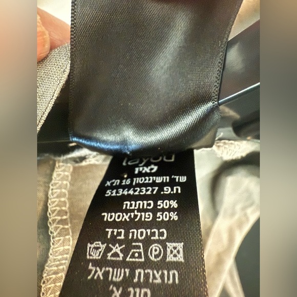 Layou Oversized Drapey Lagenlook Flowy Shirt Dress Loghtweight Size 2 US 14 - Picture 5 of 5